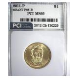 2011-P Pos B $1 Grant PCI MS69