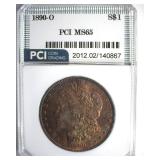 1890-O Morgan MS65 LISTS $1250