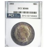 1922 Peace MS66 LISTS $600