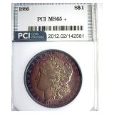1886 Morgan PCI MS65+ Impressive Color
