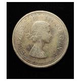 1957 Silver 5 Shillings UNC