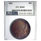 1889 Morgan PCI MS65 Stunning Color