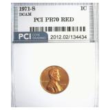 1971-S Cent PR70 DCAM RD LISTS $1800 IN 69