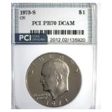 1973-S CN Ike PCI PR70 DCAM