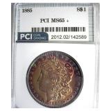 1885 Morgan PCI MS65+ Great Color
