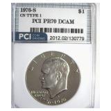 1976-S CN T1 Ike PCI PR70 DCAM