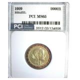 1929 2000 Reis PCI MS65 Brazil
