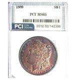 1889 Morgan PCI MS65 Fabulous Color