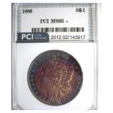 1886 Morgan PCI MS65+ Impressive Color