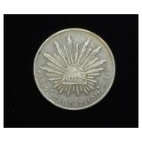 1891-ZsFZ 8 Reales Mexico