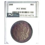 1889 Morgan PCI MS65 Beautiful Color