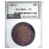 1881-O Morgan MS64+ PL LISTS $850
