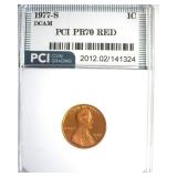 1977-S Cent PR70 DCAM RD LISTS $1800