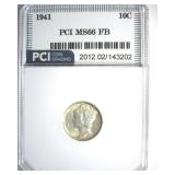 1941 Dime MS66 FB LISTS $100