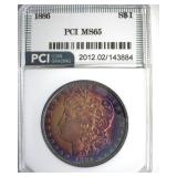 1886 Morgan PCI MS65 Beautiful Color