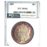 1897 Morgan PCI MS65 Beautiful Color