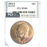1973-S Silver Ike MS69 LISTS $11000
