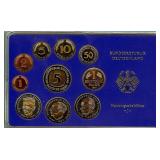 1981-J 1 Pfennig - 5 Mk Proof Set Germany