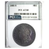 1892-S Morgan AU50 LISTS $2650