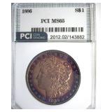 1886 Morgan PCI MS65 Incredible Color