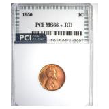 1950 Cent MS66+ RD LISTS $150