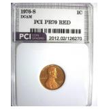1976-S Cent PR70 DCAM RD LISTS $10000
