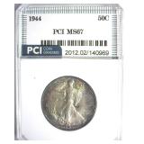 1944 Walking Liberty MS67 LISTS $950