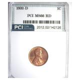 1932-D Cent MS66 RD LISTS $800