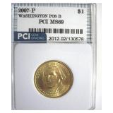 2007-P Pos B $1 Washington PCI MS69