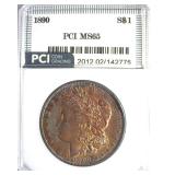 1890 Morgan MS65 LISTS $950