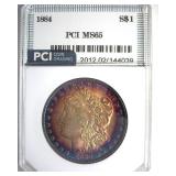 1884 Morgan PCI MS65 Impresive Color