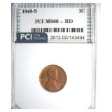 1949-S Cent PCI MS66+ RD