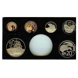 1979 1C-50C Partial Proof Set New Zealand 6 Coins