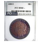 1880-S Morgan PCI MS65+ Stunning Color