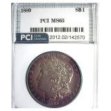 1889 Morgan PCI MS65 Beautiful Color