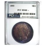1922 Peace MS66+ LISTS $2500