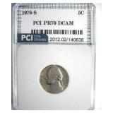 1976-S Nickel PR70 DCAM LISTS $425