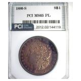 1880-S Morgan PCI MS65 PL Terrific Color
