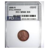 1926-S Cent MS65 RB Full Strike LISTS $14000