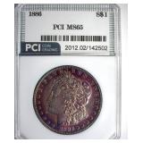 1886 Morgan PCI MS65 Gorgeous Color