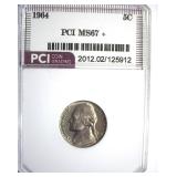 1964 Nickel MS67+ LISTS $1150 IN 67