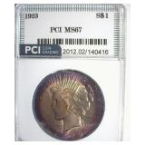 1923 Peace MS67 LISTS $5500
