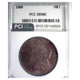 1900 Morgan MS66 LISTS $550