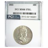1955 Franklin MS66 FBL LISTS $250
