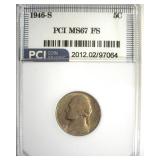 1946-S Nickel MS67 FS LISTS $7000