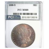 1880-S Morgan MS68 LISTS $5250