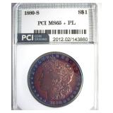 1880-S Morgan MS65+ PL LISTS $435
