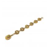 Chanel Vintage Gilt-Metal Golden-Badge...