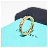Tiffany & Co. Open-Work Diamond Ring, 18K...