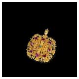 19th-Century Iberian Gold Filigree...